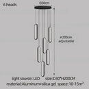 GobekUsa LED Staircase Branch Chandelier for Modern Living & Dining Rooms