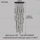 GobekUsa LED Staircase Branch Chandelier for Modern Living & Dining Rooms