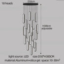 GobekUsa LED Staircase Branch Chandelier for Modern Living & Dining Rooms