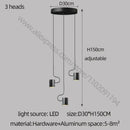 GobekUsa LED Staircase Chandelier: Adjustable Modern Living Room Lighting for Villa Decoration
