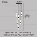 GobekUsa LED Staircase Chandelier Ceiling Living Room Lighting Decoration