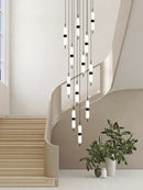 GobekUsa LED Staircase Chandelier Ceiling Living Room Lighting Decoration