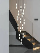 GobekUsa LED Staircase Chandelier Ceiling Living Room Lighting Decoration