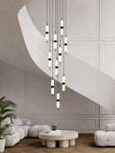 GobekUsa LED Staircase Chandelier Ceiling Living Room Lighting Decoration