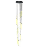 GobekUsa LED Staircase Chandelier for Home Hotel Hall Lighting