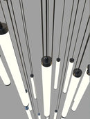 GobekUsa LED Staircase Chandelier for Home Hotel Hall Lighting
