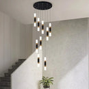 GobekUsa LED Staircase Chandelier: Modern Duplex Home Lighting for Architectural Decoration