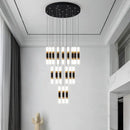 GobekUsa LED Staircase Chandelier: Modern Duplex Home Lighting for Architectural Decoration