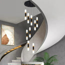 GobekUsa LED Staircase Chandelier: Modern Duplex Home Lighting for Architectural Decoration