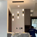 GobekUsa LED Staircase Chandelier: Modern Duplex Home Lighting for Architectural Decoration