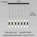 GobekUsa LED Staircase Chandelier: Modern Duplex Home Lighting for Architectural Decoration