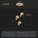 GobekUsa LED Staircase Chandelier: Modern Loft Lighting Fixture for Living & Dining Room