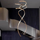 GobekUsa LED Staircase Chandelier Pendant Light Indoor Lighting