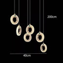 GobekUsa LED Staircase Chandeliers | Modern Living Room Pendant Light Fashion Indoor Lighting
