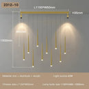 GobekUsa LED Staircase Chandeliers: Modern Luxury for Living Room, Hall, Villa.