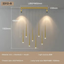 GobekUsa LED Staircase Chandeliers: Modern Luxury for Living Room, Hall, Villa.
