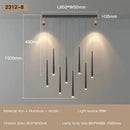 GobekUsa LED Staircase Chandeliers: Modern Luxury for Living Room, Hall, Villa.