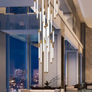 GobekUsa LED Staircase Chandeliers: Modern Luxury Lighting for Living Room, Restaurant, or Duplex Attic