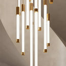 GobekUsa LED Staircase Chandeliers: Modern Luxury Lighting for Living Room, Restaurant, or Duplex Attic