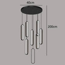 GobekUsa LED Staircase Chandeliers | Modern Pendant Light for Living Room