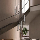 GobekUsa LED Staircase Chandeliers | Modern Pendant Light for Living Room