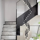 GobekUsa LED Staircase Chandeliers: Modern Pendant Light Lamps for Living Room Decor