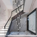 GobekUsa LED Staircase Chandeliers: Modern Pendant Light Lamps for Living Room Decor
