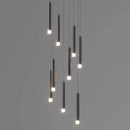 GobekUsa LED Staircase Chandeliers: Modern Pendant Light Lamps for Living Room Decor