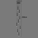GobekUsa LED Staircase Chandeliers: Modern Pendant Light Lamps for Living Room Decor