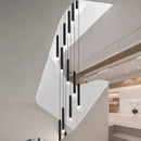 GobekUsa LED Staircase Chandeliers: Modern Pendant Light Lamps for Living Room Decor
