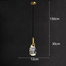 GobekUsa LED Staircase Chandeliers Pendant Light for Living Room Modern Indoor Lighting