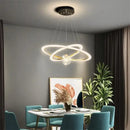 GobekUsa LED Star Chandelier for Modern Living Room Bedroom Decor