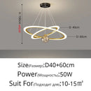 GobekUsa LED Star Chandelier for Modern Living Room Bedroom Decor