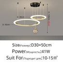 GobekUsa LED Star Chandelier for Modern Living Room Bedroom Decor