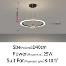 GobekUsa LED Star Chandelier for Modern Living Room Bedroom Decor