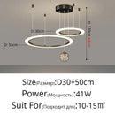 GobekUsa LED Star Chandelier for Modern Living Room Bedroom Decor