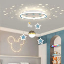 GobekUsa LED Star Chandelier: Kids Room Lighting Fixture for Bedroom & Study Room