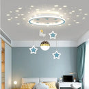 GobekUsa LED Star Chandelier: Kids Room Lighting Fixture for Bedroom & Study Room