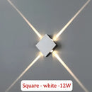 Modern geometric led star wall light for bar and corridor decor by Decorbites