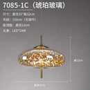 GobekUsa LED Starry Sky Pendant Lights Luxury Living Room Lamps