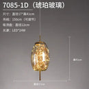 GobekUsa LED Starry Sky Pendant Lights Luxury Living Room Lamps