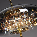 GobekUsa LED Starry Sky Pendant Lights Luxury Living Room Lamps