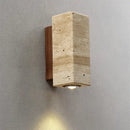 GobekUsa LED Stone Wall Sconce Wabi-sabi Retro Home Decor