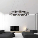 GobekUsa LED Straight Line Ceiling Chandeliers Modern Simplicity Pendent Light Fixtures