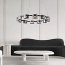 GobekUsa LED Straight Line Ceiling Chandeliers Modern Simplicity Pendent Light Fixtures