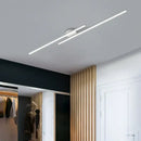 GobekUsa LED Strip Chandelier Modern Creative Ceiling Lamp for Aisle Corridor Balcony Lighting