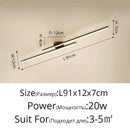 GobekUsa LED Strip Chandelier Modern Creative Ceiling Lamp for Aisle Corridor Balcony Lighting