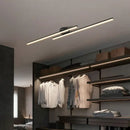 GobekUsa LED Strip Chandelier Modern Creative Ceiling Lamp for Aisle Corridor Balcony Lighting