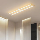 GobekUsa LED Strip Chandelier Modern Creative Ceiling Lamp for Aisle Corridor Balcony Lighting