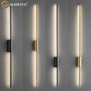 GobekUsa LED Strip Copper Wall Lamp for Living Room Bedroom Corridor Hallway
